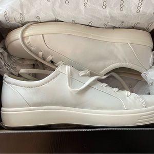 BRAND NEW Male Ecco Soft 7 City White Sneakers 11-11.5